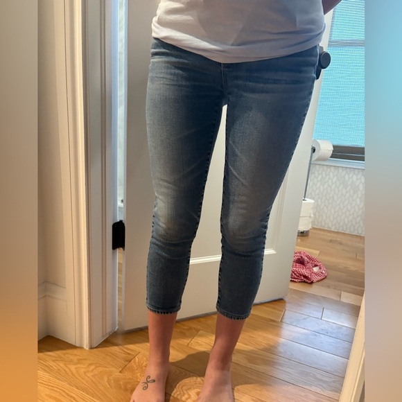 Vintage AG Skinny Cropped Capri Jeans - Picture 1 of 6